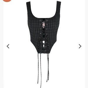 ISO selkie tartan corset